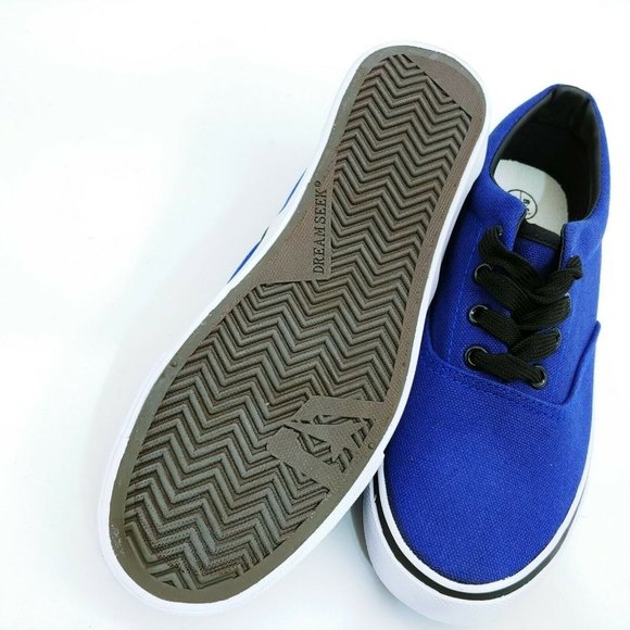 Dream Seek Womans Lace Up Sneaker Navy Blue 5.5M - Picture 5 of 10